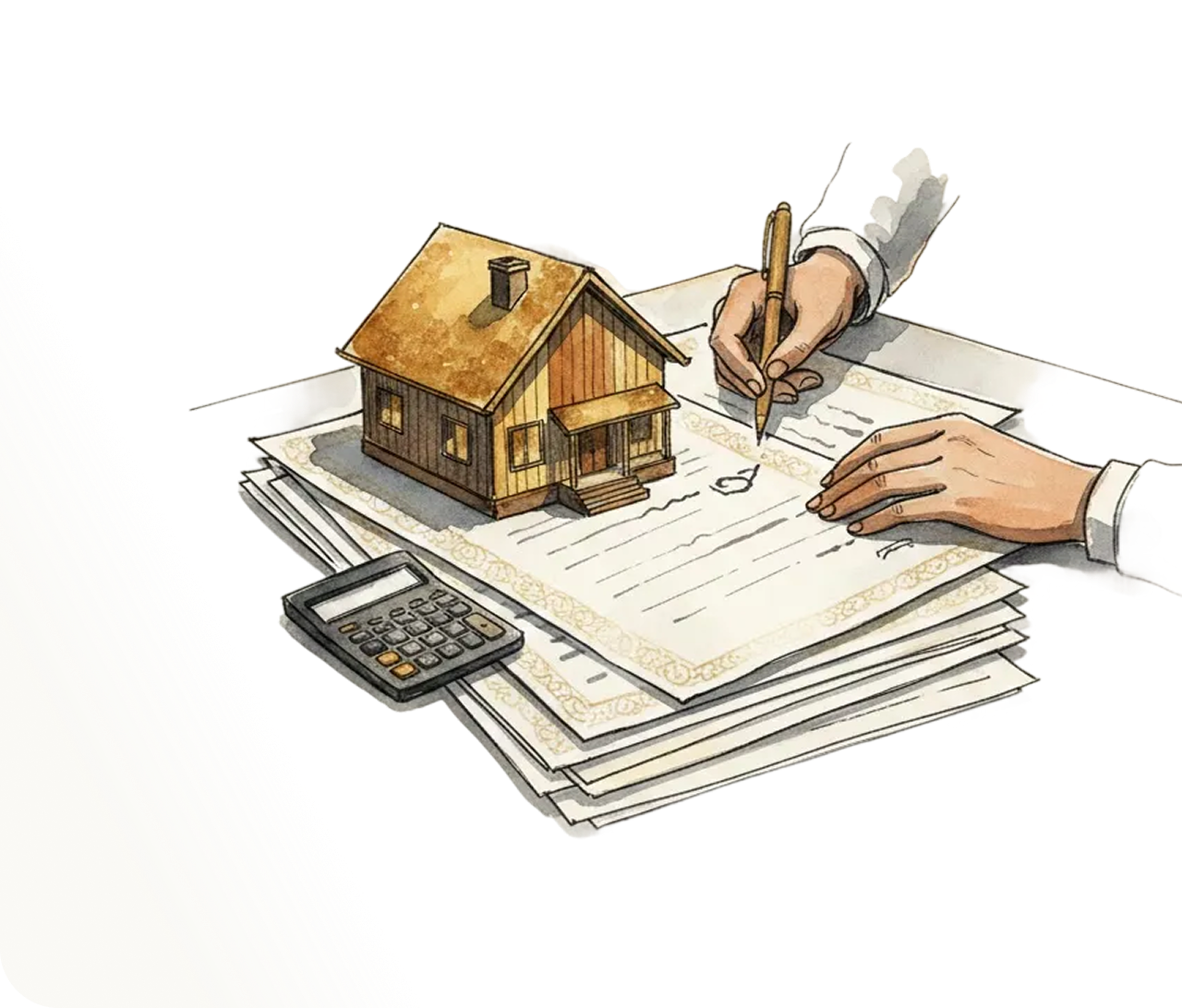 Estate documents and home